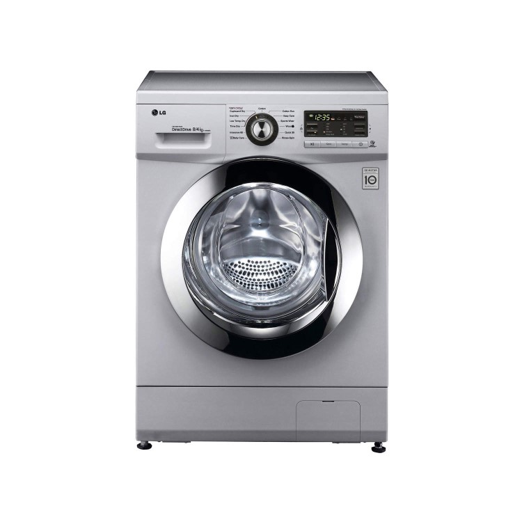 LG F1496AD5 Direct Drive 8kg Wash 4kg Dry Freestanding Washer Dryer Silver