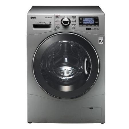 GRADE A1 - As new but box opened - LG F14A7FDSA5 Steam Direct Drive 9kg 1400rpm Freestanding Washing Machine - Silver