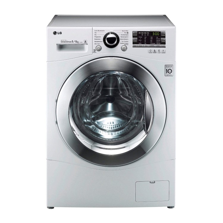 LG F14A8YD Direct Drive 8kg Wash 6kg Dry Freestanding Washer Dryer - White