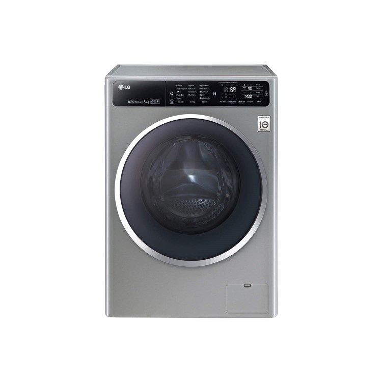 LG F14U1TCN6 Direct Drive 8KG 1400rpmFreestanding Washing Machine stainless steel