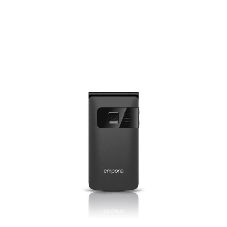 Emporia FLIPbasic Black 2.2" Easy To Use Clamshell 2G Unlocked & SIM Free