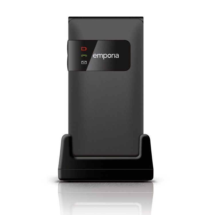 Emporia FLIPbasic Black 2.2" Easy To Use Clamshell 2G Unlocked & SIM Free