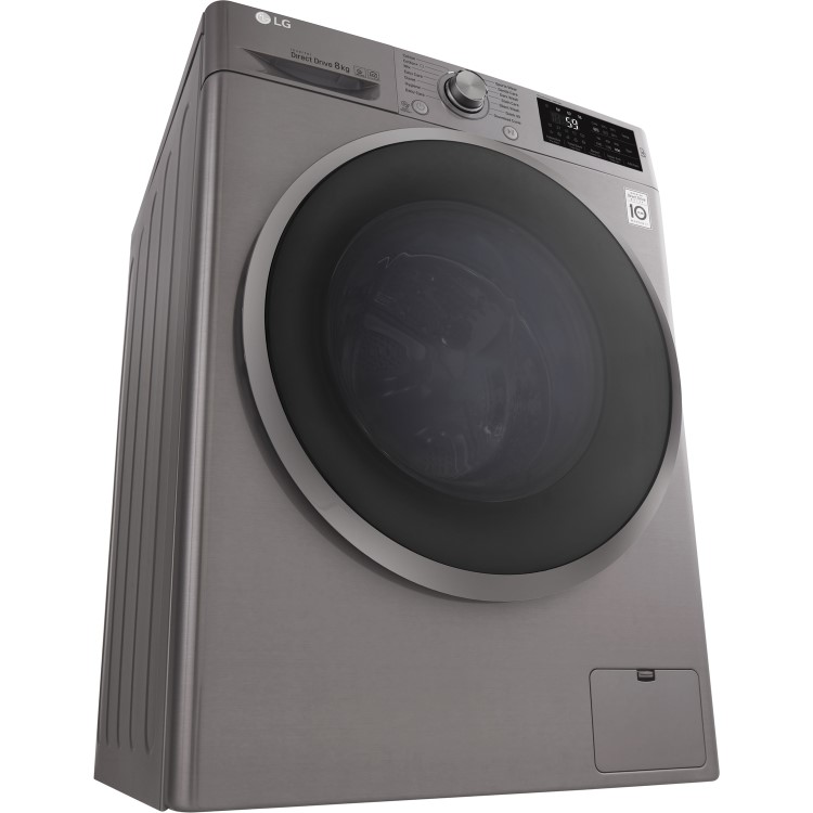 GRADE A2 - LG F2J6TN8S 8kg 1200rpm Freestanding Washing Machine - Shiny Steel