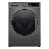 LG Steam 8kg 1200rpm Washing Machine - Dark Silver