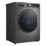 LG Steam 8kg 1200rpm Washing Machine - Dark Silver