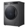 LG Steam 8kg 1200rpm Washing Machine - Dark Silver