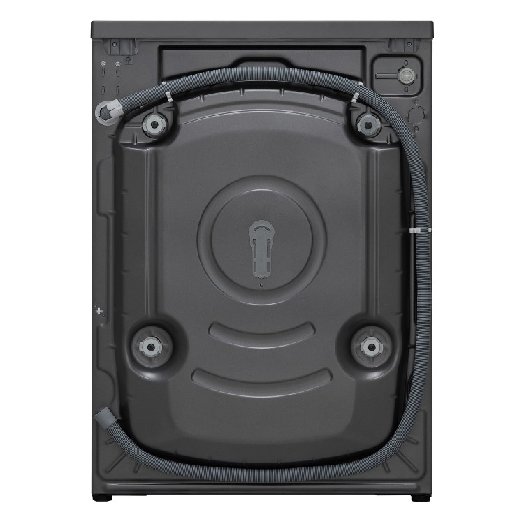 LG Steam 8kg 1200rpm Washing Machine - Dark Silver