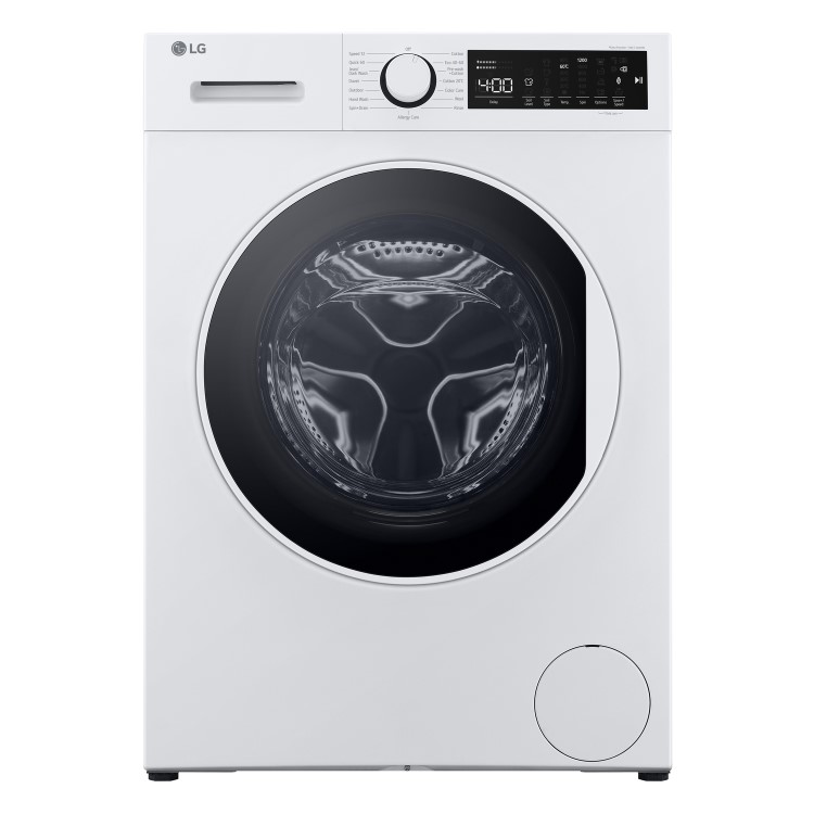 Refurbished LG Steam 8kg 1200rpm Washing Machine - White