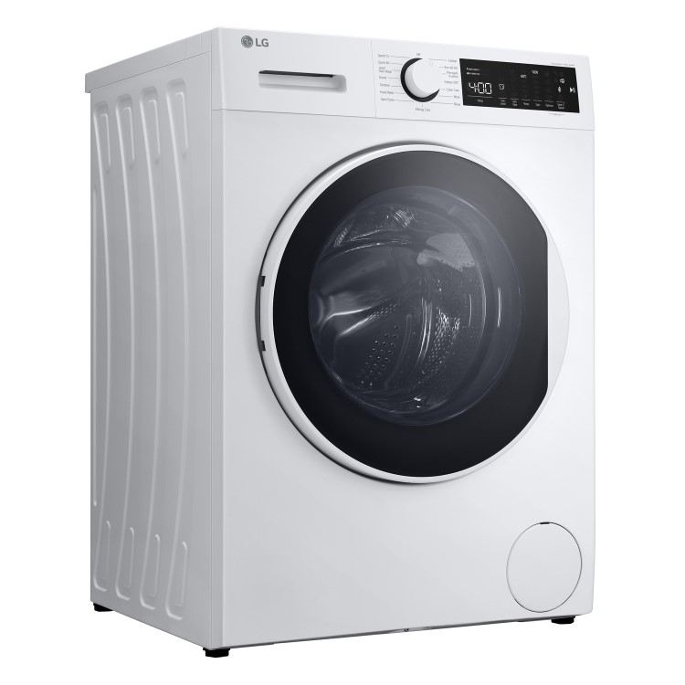Refurbished LG Steam 8kg 1200rpm Washing Machine - White