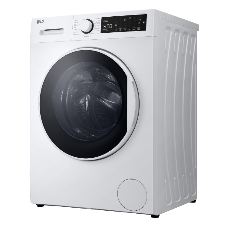 Refurbished LG Steam 8kg 1200rpm Washing Machine - White
