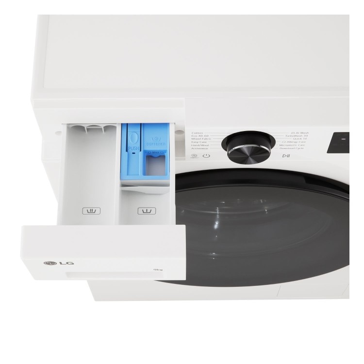 LG VX50 9kg 1200rpm Washing Machine - White