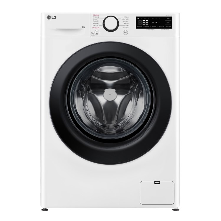 Refurbished LG TurboWash F2Y508WBLN1 Freestanding 8KG 1200 Spin Washing Machine White