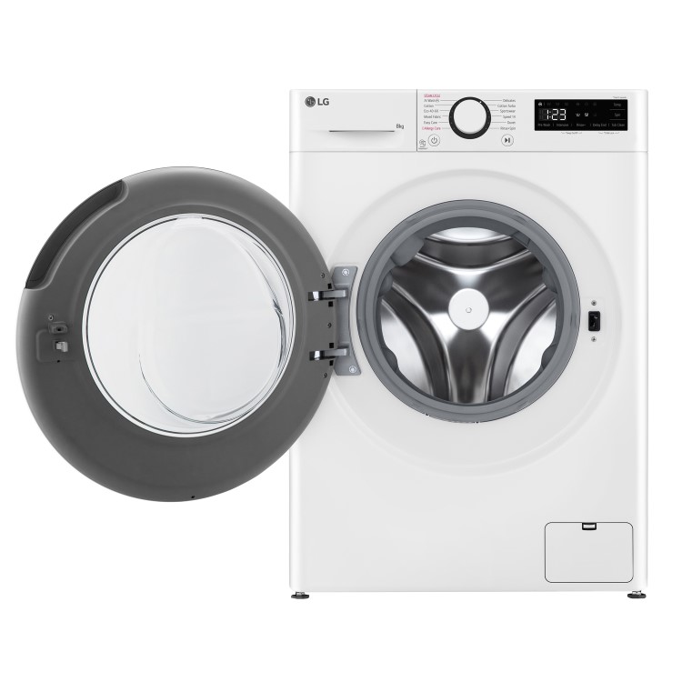 Refurbished LG TurboWash F2Y508WBLN1 Freestanding 8KG 1200 Spin Washing Machine White