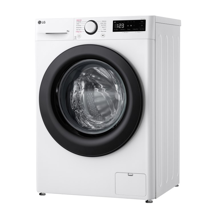 Refurbished LG TurboWash F2Y508WBLN1 Freestanding 8KG 1200 Spin Washing Machine White