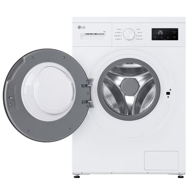 LG A10 Series 8kg 1400rpm Washing Machine - White