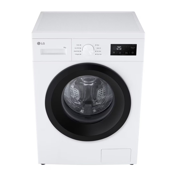 LG A10 Series 8kg 1400rpm Washing Machine - White