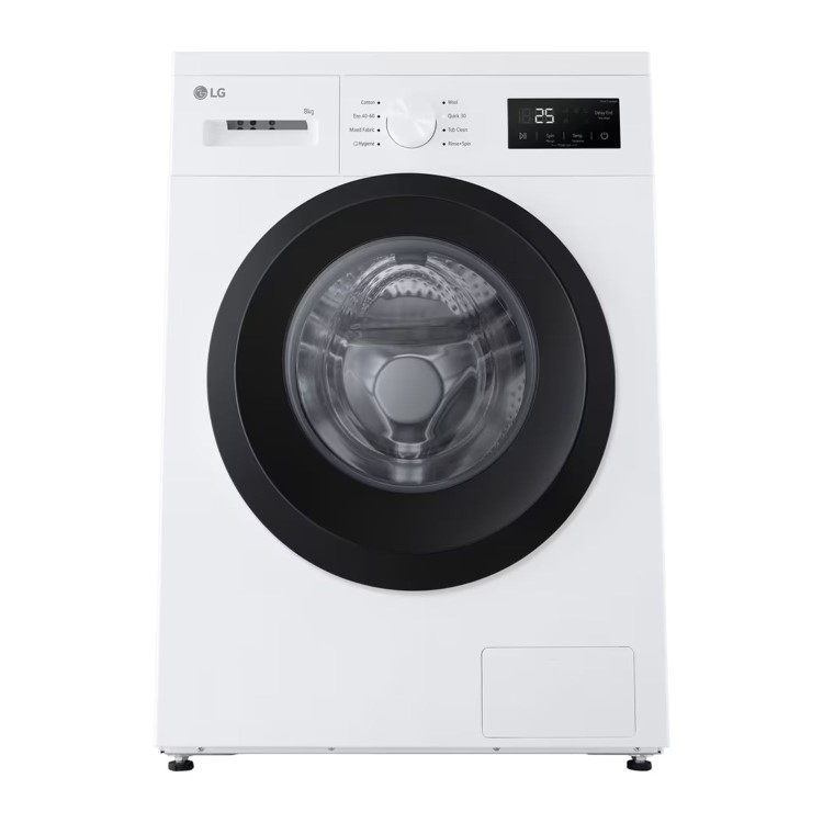 LG A10 Series 8kg 1400rpm Washing Machine - White