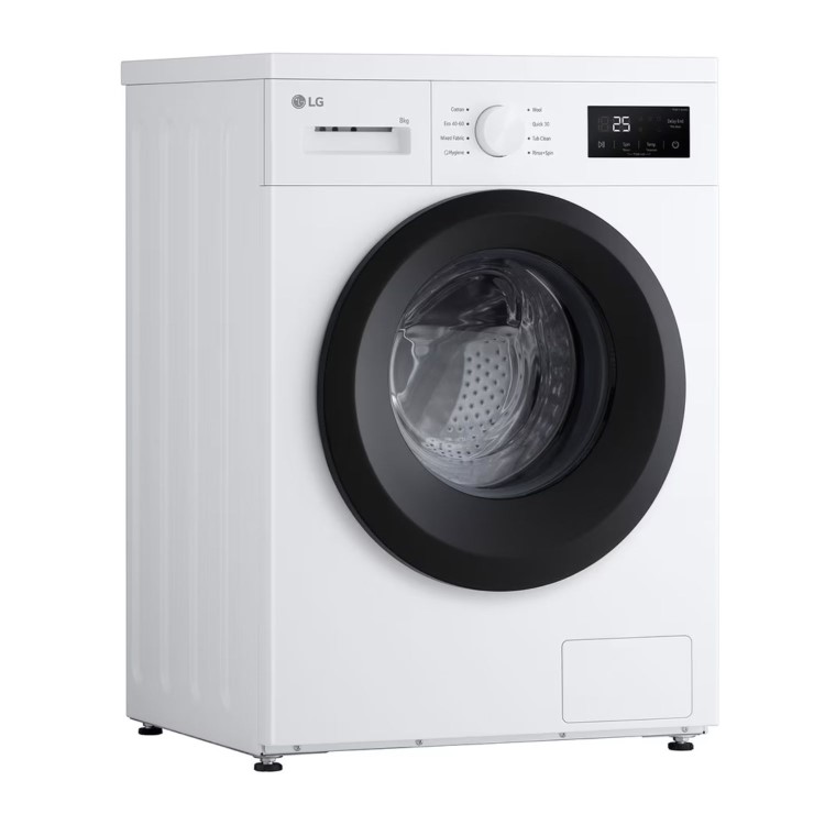 LG A10 Series 8kg 1400rpm Washing Machine - White