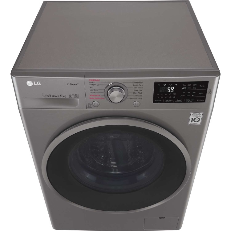 LG F4J609SS 9kg 1400rpm 6Motion Direct Drive Freestanding Washing Machine With Smart Thinq - Graphit