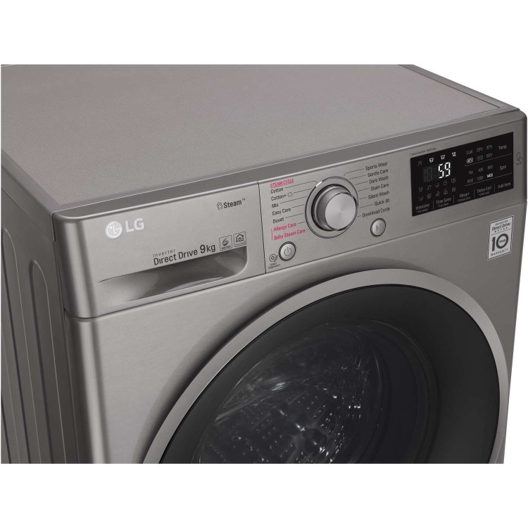 LG F4J609SS 9kg 1400rpm 6Motion Direct Drive Freestanding Washing Machine With Smart Thinq - Graphit