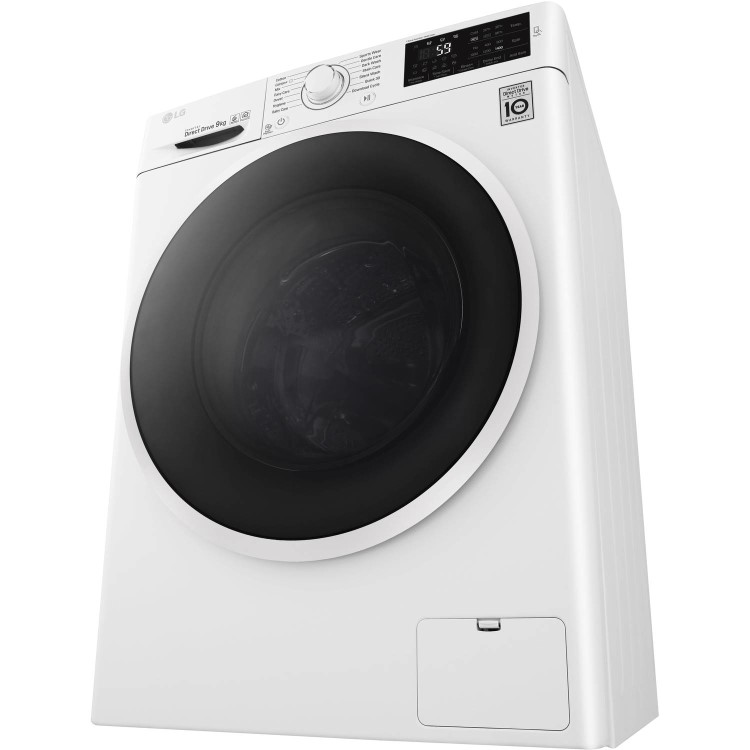 LG F4J609WN 9kg 1400rpm 6Motion Direct Drive Freestanding Washing Machine With Smart Thinq - White