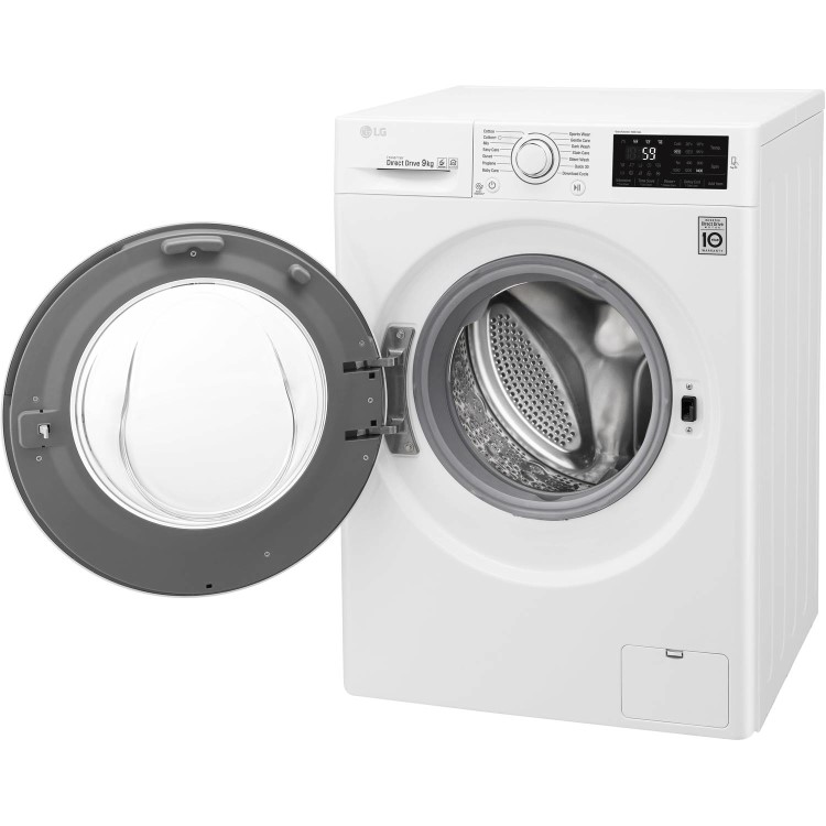 LG F4J609WN 9kg 1400rpm 6Motion Direct Drive Freestanding Washing Machine With Smart Thinq - White