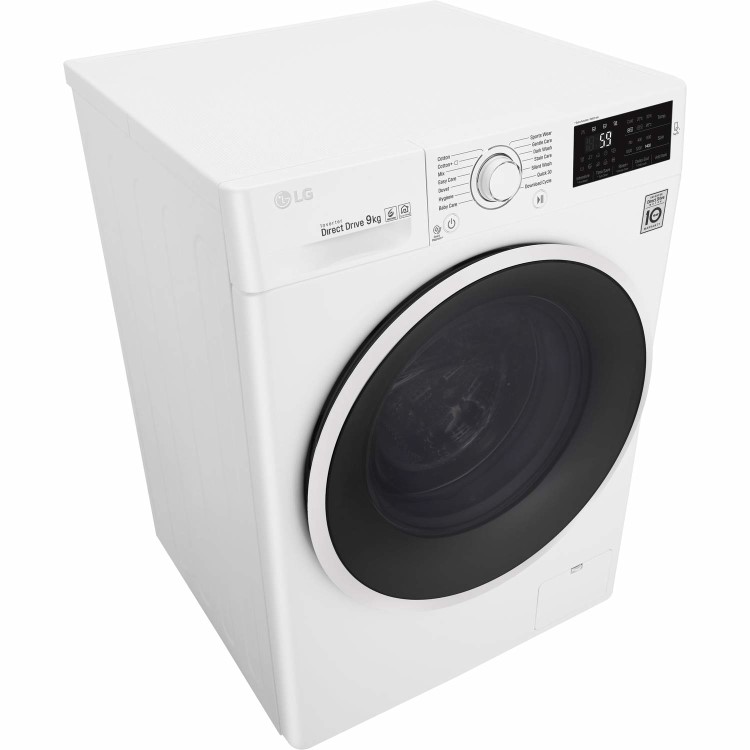 LG F4J609WN 9kg 1400rpm 6Motion Direct Drive Freestanding Washing Machine With Smart Thinq - White