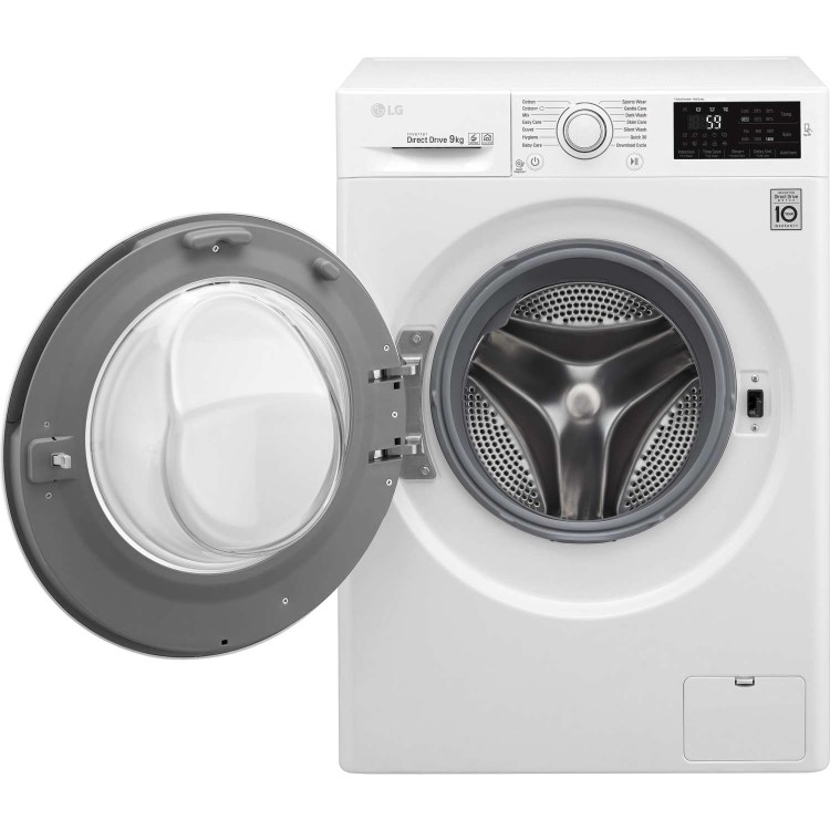 LG F4J609WN 9kg 1400rpm 6Motion Direct Drive Freestanding Washing Machine With Smart Thinq - White