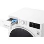 LG F4J609WN 9kg 1400rpm 6Motion Direct Drive Freestanding Washing Machine With Smart Thinq - White