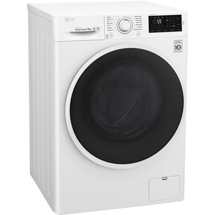 LG F4J609WN 9kg 1400rpm 6Motion Direct Drive Freestanding Washing Machine With Smart Thinq - White