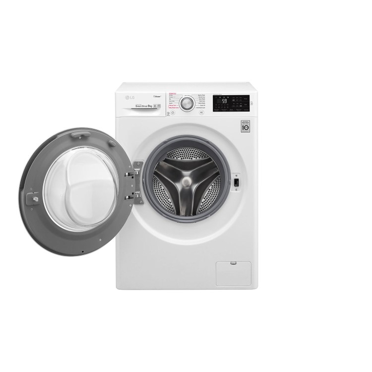 LG F4J609WS 9kg 1400rpm 6Motion Direct Drive Freestanding Washing Machine With Smart Thinq - White