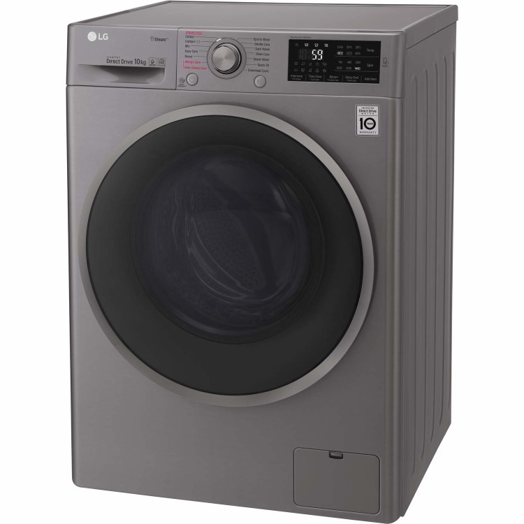 LG F4J610SS 10kg 1400rpm 6Motion Direct Drive Freestanding Washing Machine With Smart Thinq - Graphi