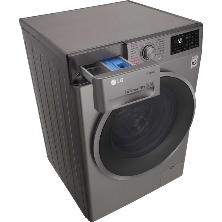 LG F4J610SS 10kg 1400rpm 6Motion Direct Drive Freestanding Washing Machine With Smart Thinq - Graphi