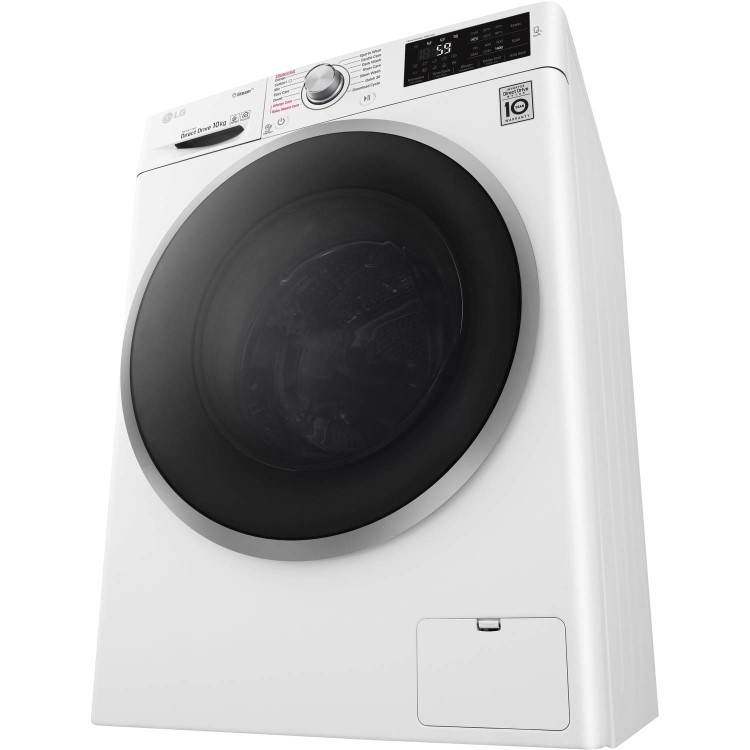 LG F4J610WS 10kg 1400rpm 6Motion Direct Drive Freestanding Washing Machine With Smart Thinq - White
