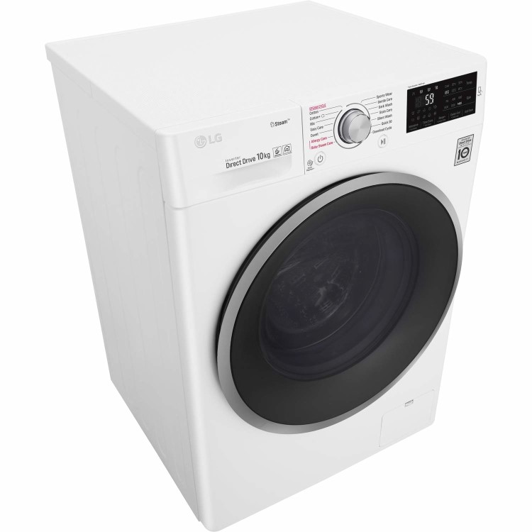 LG F4J610WS 10kg 1400rpm 6Motion Direct Drive Freestanding Washing Machine With Smart Thinq - White