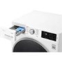 LG F4J610WS 10kg 1400rpm 6Motion Direct Drive Freestanding Washing Machine With Smart Thinq - White