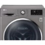 LG F4J6TN2S DirectDrive SmartThink Connectivity 8kg 1400rpm Freestanding Washing Machine-Shine Steel