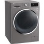 LG F4J6TN2S DirectDrive SmartThink Connectivity 8kg 1400rpm Freestanding Washing Machine-Shine Steel