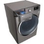 LG F4J8FH2S 9kg Wash 6kg Dry Eco Hybrid Freestanding Washer Dryer With TrueSteam And SmartThinQ - Shiny Steel