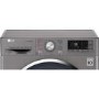 LG F4J8FH2S 9kg Wash 6kg Dry Eco Hybrid Freestanding Washer Dryer With TrueSteam And SmartThinQ - Shiny Steel