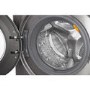 LG F4J8FH2S 9kg Wash 6kg Dry Eco Hybrid Freestanding Washer Dryer With TrueSteam And SmartThinQ - Shiny Steel