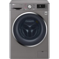 LG F4J8FH2S 9kg Wash 6kg Dry Eco Hybrid Freestanding Washer Dryer With TrueSteam And SmartThinQ - Shiny Steel