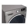 LG F4J8FH2S 9kg Wash 6kg Dry Eco Hybrid Freestanding Washer Dryer With TrueSteam And SmartThinQ - Shiny Steel