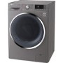 LG F4J8FH2S 9kg Wash 6kg Dry Eco Hybrid Freestanding Washer Dryer With TrueSteam And SmartThinQ - Shiny Steel