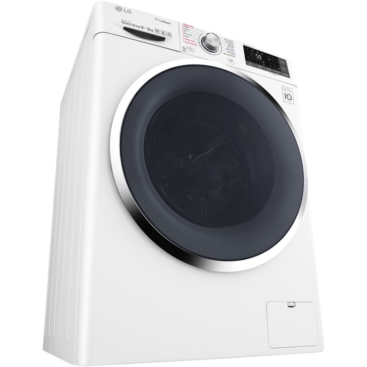 LG F4J8FH2W Smart ThinQ 9kg Wash 6kg Dry 1400rpm Freestanding Washer Dryer - White