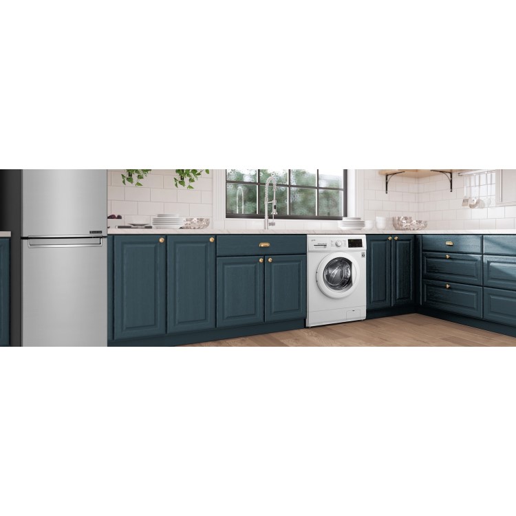 LG F4MT08WE 6 Motion Direct Drive 8kg 1400rpm Freestanding Washing Machine - White