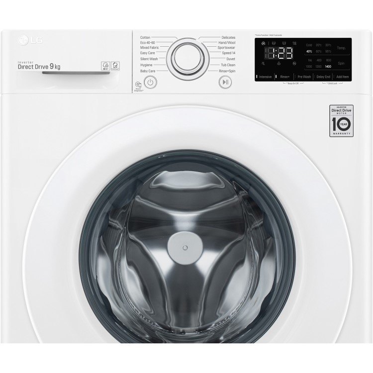 LG F4V309WNW 9kg 1400rpm Freestanding Washing Machine - White