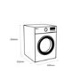 LG 9kg 1400rpm Washing Machine - White