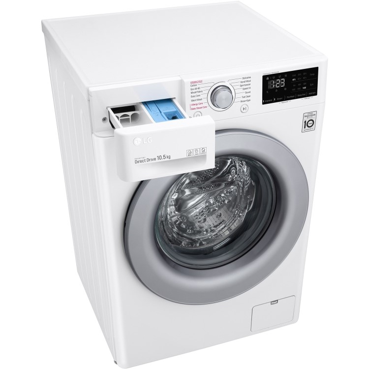 GRADE A1 - LG F4V310WSE 10.5kg 1400rpm Freestanding Washing Machine - White