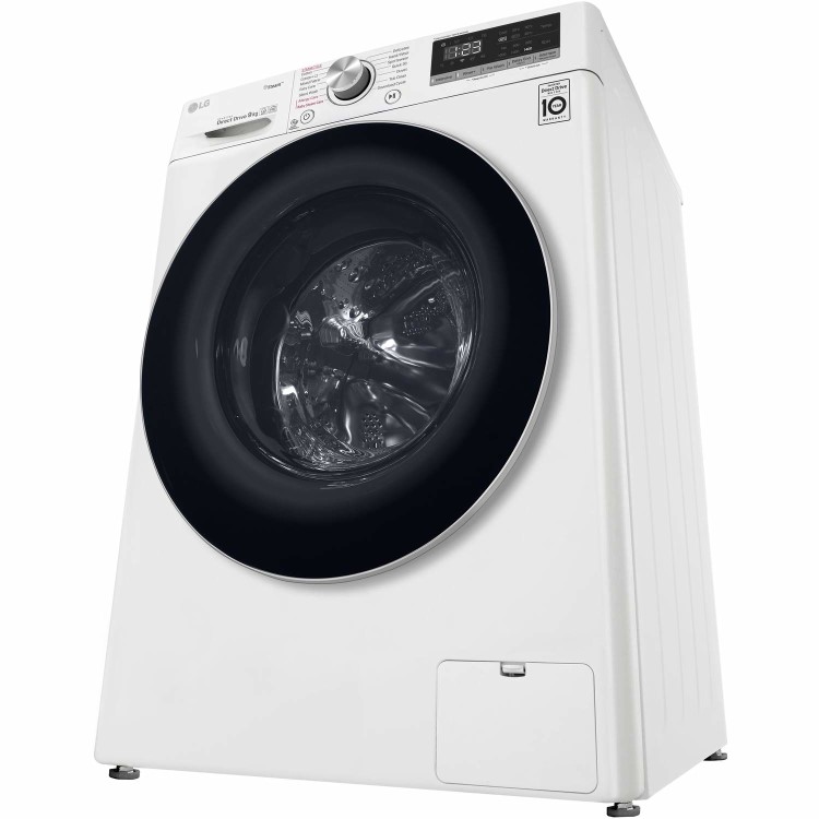 LG F4V509WS 9kg 1400rpm AI DD Freestanding Washing Machine With Steam - White